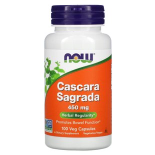 Крушина Now Foods (Cascara Sagrada) 450 мг 100 вегетарианских капсул купить в Киеве и Украине