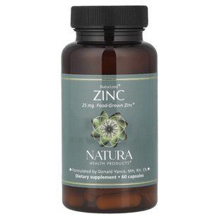 Цинк Natura Health Products (Naturized Zinc) 25 мг 60 капсул купить в Киеве и Украине
