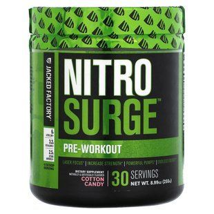 Jacked Factory, Nitro Surge, Pre-Workout, Cotton Candy, 8.99 oz (255 g)