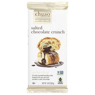 Chuao Chocolatier, Dark Chocolate Bar, Salted Chocolate Crunch, 2.8 oz (80 g)