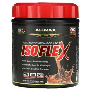 ALLMAX, ISOFLEX&reg;, Pure Whey Protein Isolate, Chocolate, 0.9 lbs (425 g)