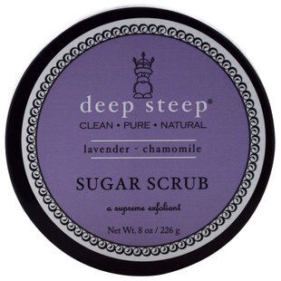 Сахарный скраб лаванда и ромашка Deep Steep (Sugar Scrub) 226 г купить в Киеве и Украине