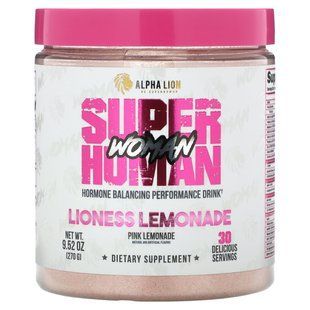 ALPHA LION, SuperHuman Woman, Lioness Lemonade, Pink Lemonade, 9.52 oz (270 g) купить в Киеве и Украине