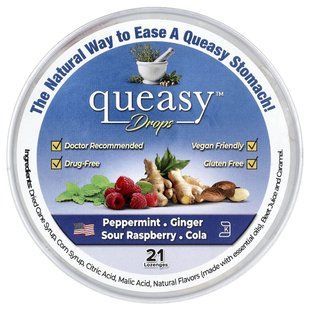 Preggie, краплі Queasy&trade;, асорті, 21 пастилка