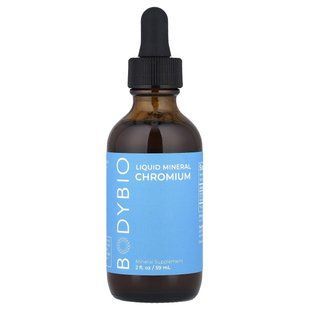 BodyBio, Liquid Mineral Chromium , 2 fl oz (59 ml) купить в Киеве и Украине
