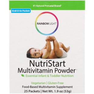 Мультивитаминный порошок для детей Rainbow Light (NutriStart) 25 пакетиков купить в Киеве и Украине