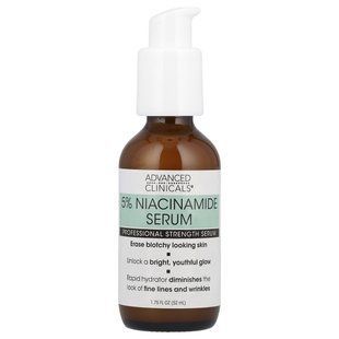 Advanced Clinicals, 5% serum with niacinamide, professional strength, 1.75 fluid ounces (52 ml)