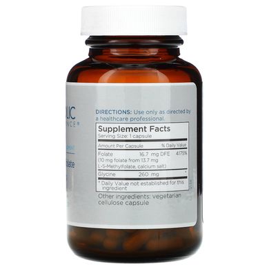 L-метилфолат Metabolic Maintenance (L-Methylfolate) 10 мг 90 капсул