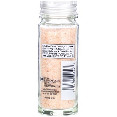 Гімалайська рожева сіль, McCormick Gourmet Global Selects, 96 г