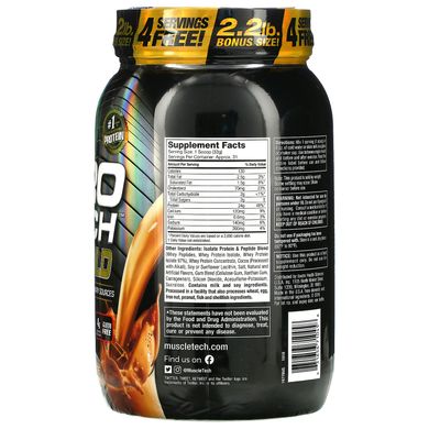 Сироватковий протеїн подвійний шоколад Muscletech (100% Whey Gold) 1.02 кг