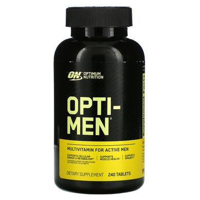 Opti-Men, мультивітаміни для чоловіків, Optimum Nutrition, 240 таблеток