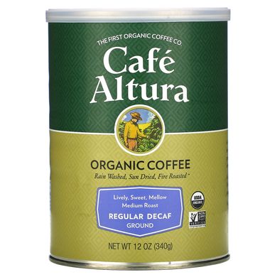 Декофеїновий кави нормальної обсмаження Cafe Altura 339 г