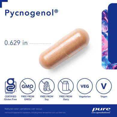 Пикногенол Pure Encapsulations (Pycnogenol) 100 мг 30 капсул купить в Киеве и Украине