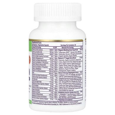 Вітаміни плюс Суперфуд з залізом Paradise Herbs (Multivitamin) 30 капсул