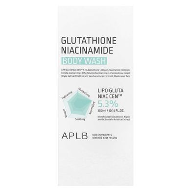 APLB, Glutathione Niacinamide Body Wash , 10.14 fl oz (300 ml) купить в Киеве и Украине