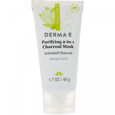 Очищающая угольная маска Derma E (Charcoal Mask) 48 г купить в Киеве и Украине