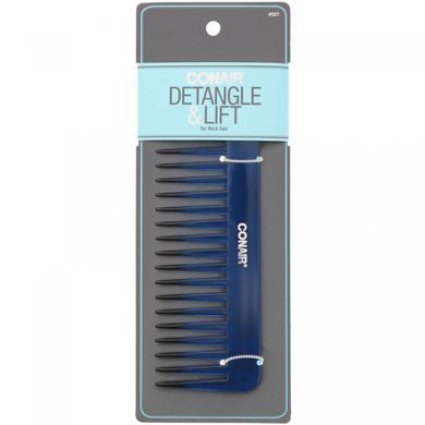 Wide-tooth comb for easy detangling and volume, for thick hair, Conair, 1 pc.