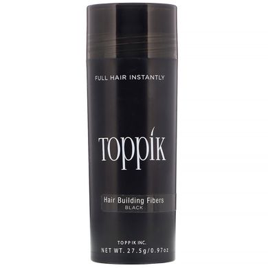 Загуститель для волос оттенок черный Toppik (Hair Building Fibers) 275 г купить в Киеве и Украине