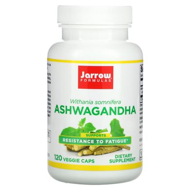 Ашваганда, Jarrow Formulas, 300 мг, 120 рослинних капсул