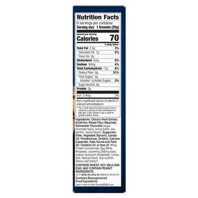 Fiber One, Brownies, cookie with chocolate chips, 6 bars of 0.89 ounce (25 g) each