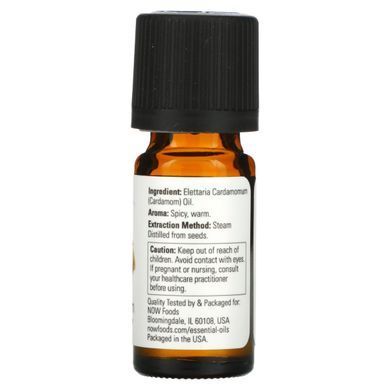 Ефірна олія кардамону Now Foods (100% Pure Cardamom Essential Oils) 10 мл