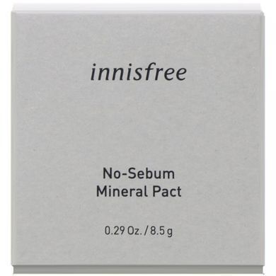 Минеральная компактная пудра контроль жирности, Innisfree, 8,5 г (0,29 унции) купить в Киеве и Украине