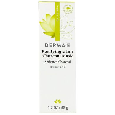 Очищающая угольная маска Derma E (Charcoal Mask) 48 г купить в Киеве и Украине