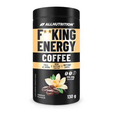 Розчинна кава зі смаком ванілі Allnutrition (Fitking Delicious Energy Coffee) 130 г