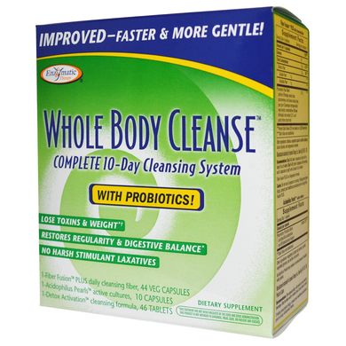 Очищуючий засіб для тіла - Повна 10-денна система очищення, складається з 3 частин Enzymatic Therapy (Whole Body Cleanse)