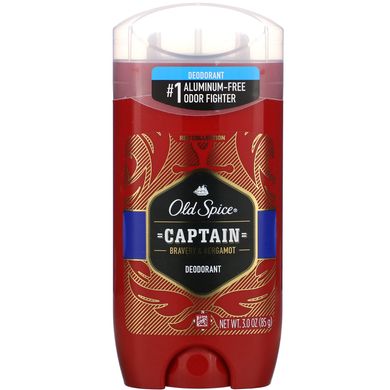 Дезодорант, капітан, хоробрість і бергамот, Deodorant, Captain, Bravery & Bergamot, Old Spice, 85 г