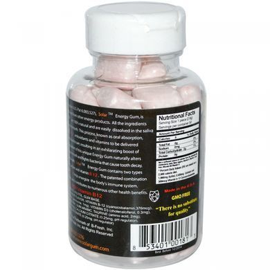 Energy supplement B-Fresh Inc. (Energy Gum) 50 chewing candies with a gum flavor.