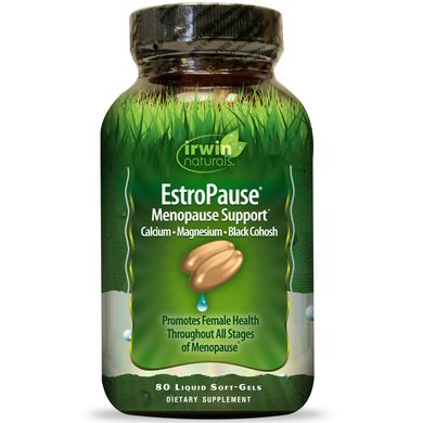 EstroPause, підтримка в період менопаузи, Irwin Naturals, 80 капсул