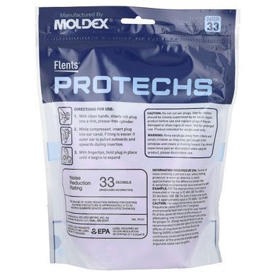 Flents, Protechs, Quiet Time, Foam Ear Plugs, 70 Pair