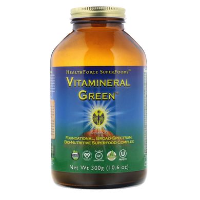 Зелені вітаміни HealthForce Superfoods (Vitamineral Green) 300 мл