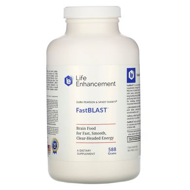 Вітаміни для мозку і енергії Life Enhancement (FastBlast) з фруктовим смаком 588 г