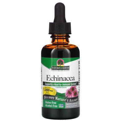 Ехінацея без спирту Nature's Answer (Echinacea) 1000 мг 60 мл
