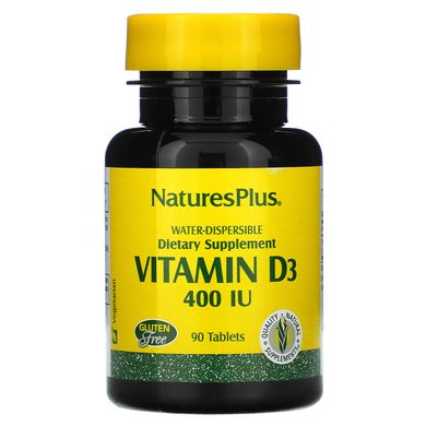 Вітамін Д3 Nature's Plus (Vitamin D3) 400 МО 90 таблеток