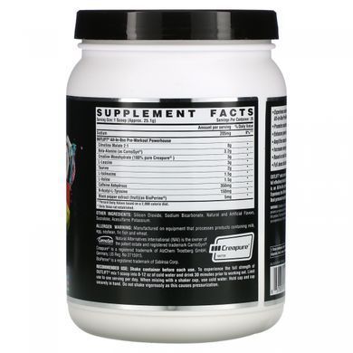 Nutrex Research, Outlift, клінічно дозований передтренувальний комплекс, Miami Vice, 17,7 унції (502 г)