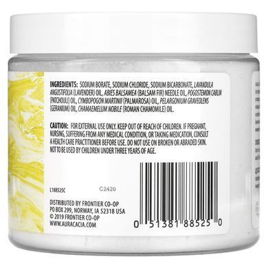 Соль для ванны с эфирными маслами успокаивающая ромашка Aura Cacia (Mineral Bath) 454 г купить в Киеве и Украине
