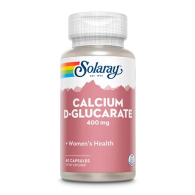 Calcium D-Glucarate 400mg - 60 caps Solaray купить в Киеве и Украине