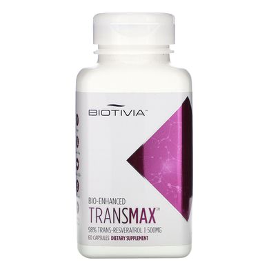Харчова добавка, Transmax, Biotivia, 500 мг, 60 капсул