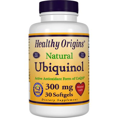 Убіхінол Healthy Origins (Ubiquinol) 300 мг 30 капсул