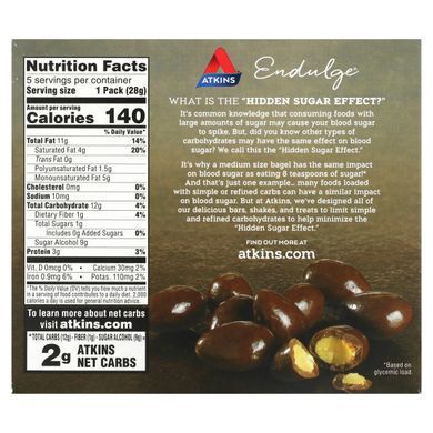 Мигдаль в шоколаді Atkins (Chocolate Covered Almonds Endulge) 5 пакетів