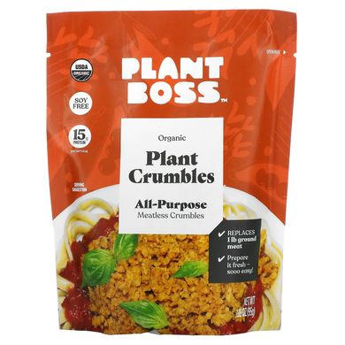 Plant Boss, Крихітки з органічних універсальних рослин без м'яса, 3,35 унції (95 г)