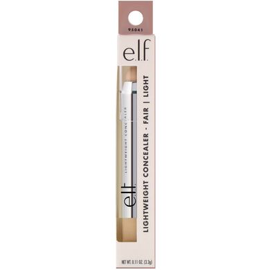 Природна краса, Легкий олівець-консилер, Прозорий / світлий відтінок, ELF Cosmetics, 0,11 унції (3,3 г)
