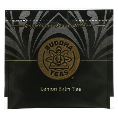Buddha Teas, Органический травяной чай, лимонный бальзам, 18 чайных пакетиков, 0,83 унции (24 г) купить в Киеве и Украине