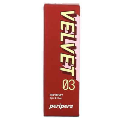 Peripera, Тинт для губ Ink Velvet, 03 Red Only, 0,14 унції (4 г)