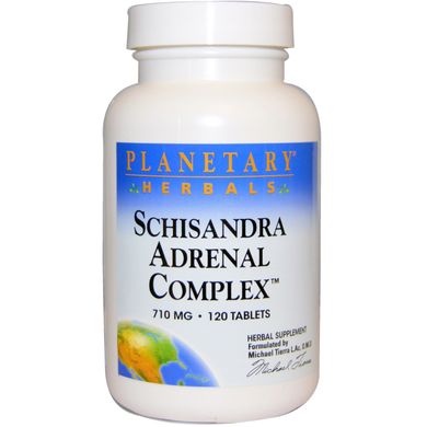 Підтримка наднирників Planetary Herbals (Schisandra Adrenal Complex) 710 мг 120 таблеток