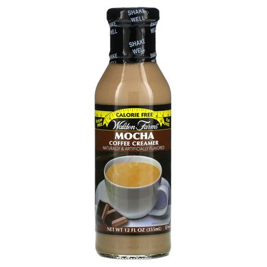 Вершки для кави, мокко, Coffee Creamer, Mocha, Walden Farms, 355 мл