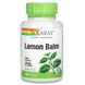 Мелисса лекарственная Solaray (Lemon Balm) 475 мг 100 капсул фото